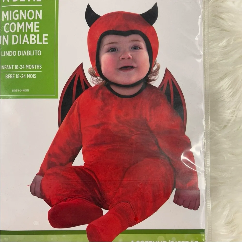 Cute as a Devil Red Kids Costume NEW infant 18-24 months